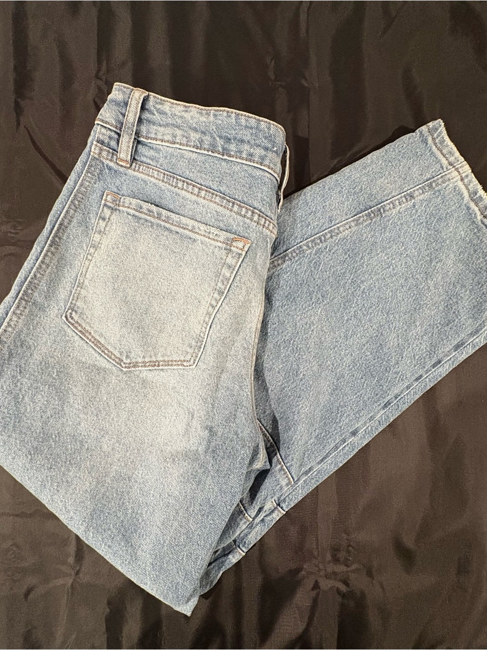 Y2K Barrel Leg Light Wash 12th Tribe Muse Jeans Sz 26 Acid Wash Wide Leg Taper